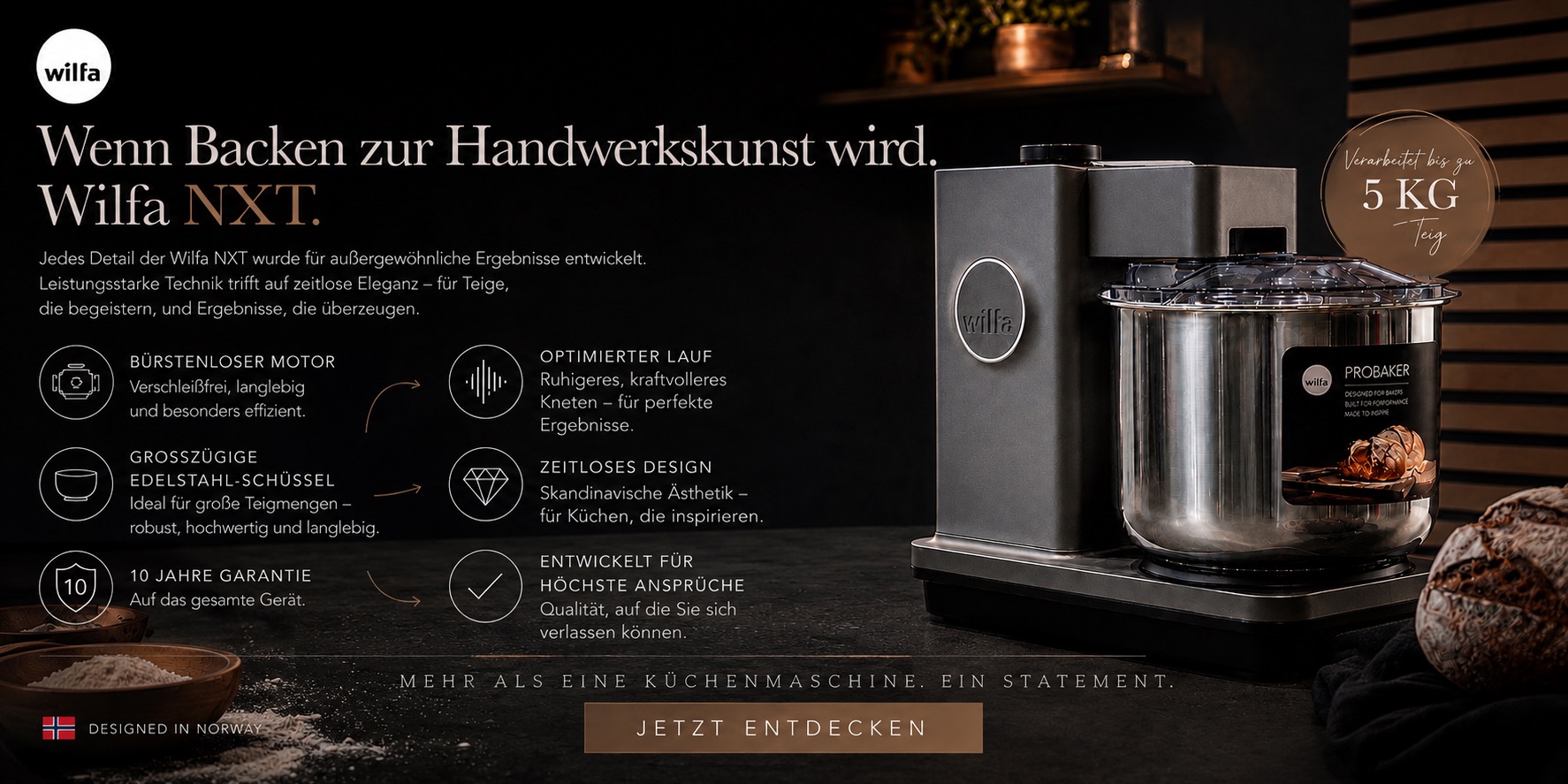 Wilfa ProBaker NXT – jetzt entdecken