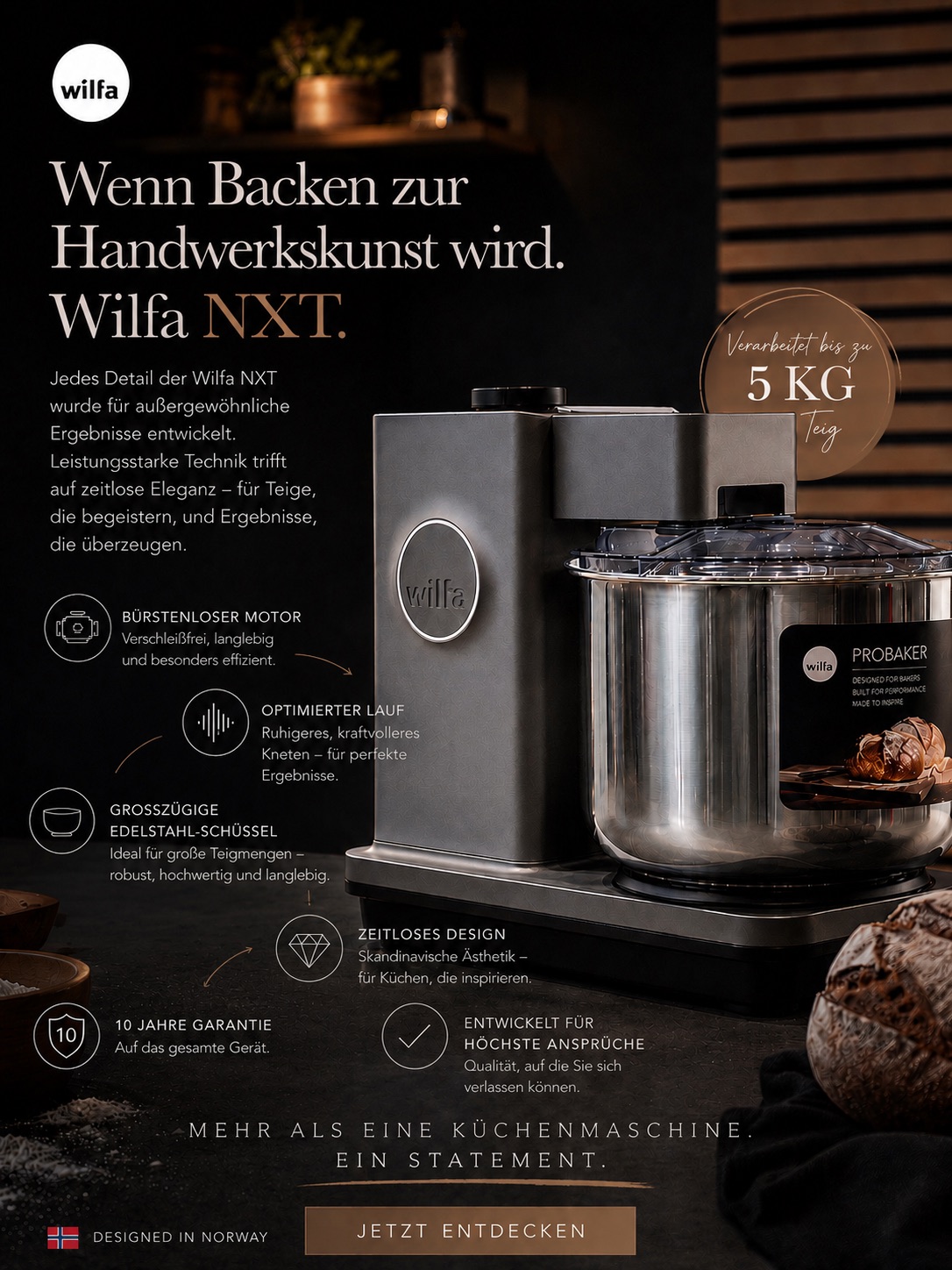 Wilfa ProBaker NXT – jetzt entdecken
