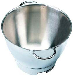 Kenwood Edelstahlschüssel mit Griff für Chef XL KAT 811SS. Ideal für Küchenmaschinen, langlebig und leicht zu handhaben.