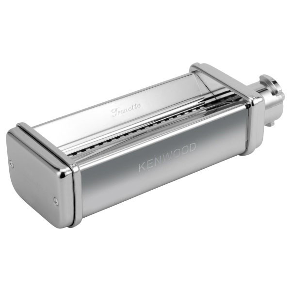 Kenwood Profi-Pasta-Schneider für 3,5mm Trenette-Nudeln. Hochwertiges Zubehör für Ihre Küchenmaschine. Edelstahl, langlebig und einfach zu reinigen.
