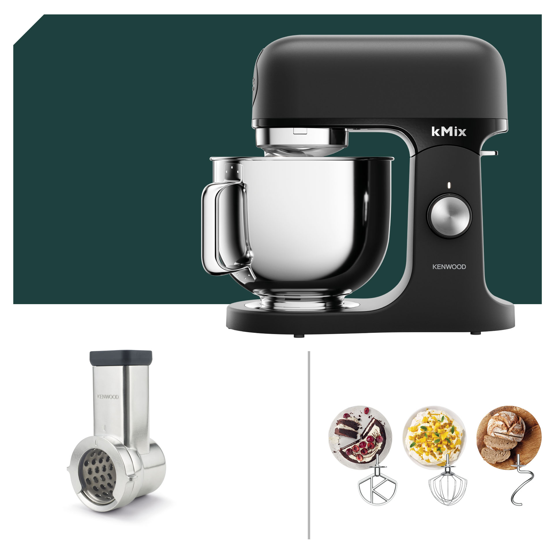 Reiben Paket Kenwood kMix Küchenmaschine Black KMX751ABK