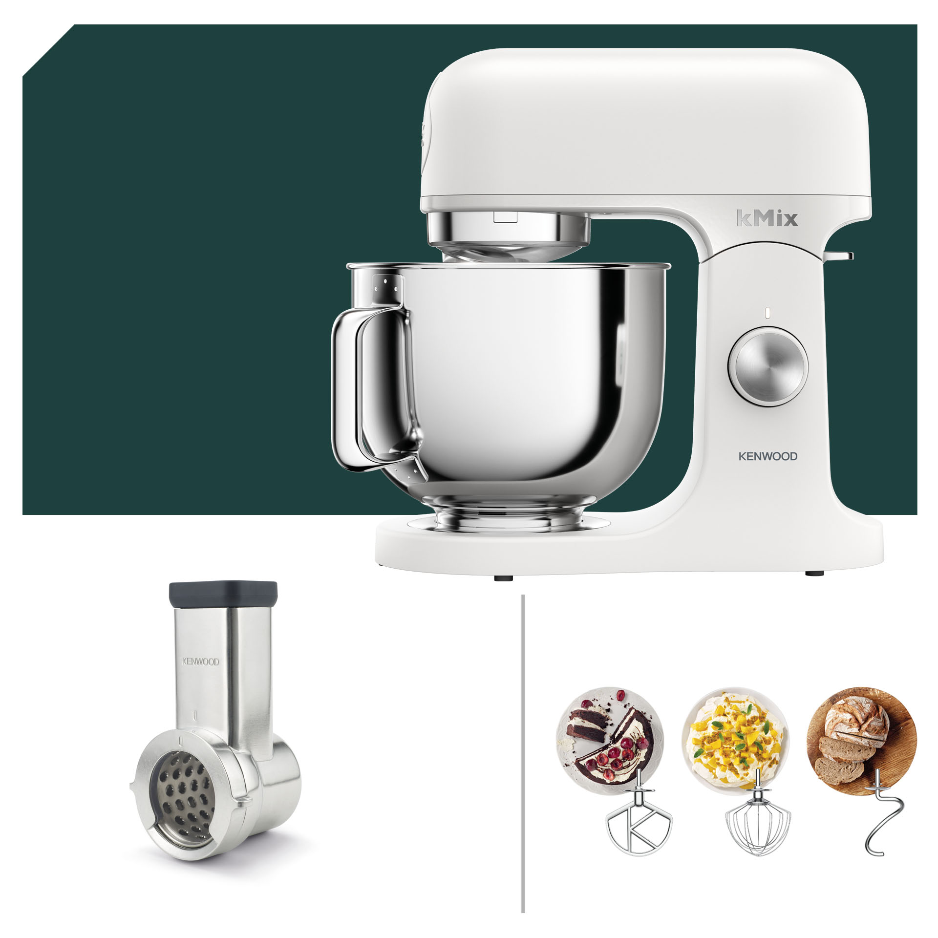 Reiben Paket Kenwood kMix Küchenmaschine Creme KMX751ACR
