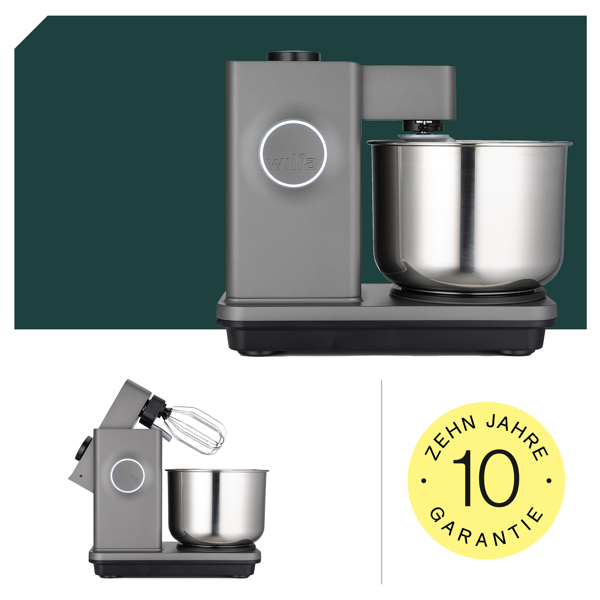Starter Set Wilfa Probaker NXT KM4GY-T70 Grau + 10 Jahren Garantie